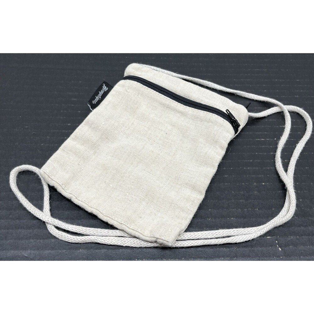 100% Hemp Eco Friendly Natural Color Passport Card Holder Travel Wallet Case